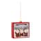 12 Pack 3.75" Merry Christmas Gnomes Glass Ornaments